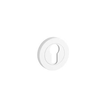 Rozeta okrągła Sterk Oval 1711 PRO 8mm WH - biały matowy wkładka