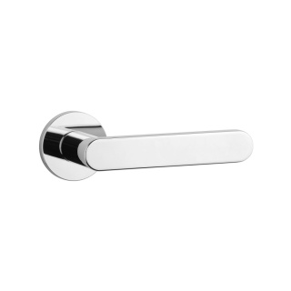 Klamka Aprile Alora R Slim 7mm LC chrom polerowany na rozecie okrągłej Enger