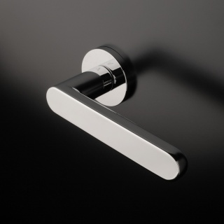 Klamka Aprile Alora R Slim 7mm LC chrom polerowany na rozecie okrągłej Enger
