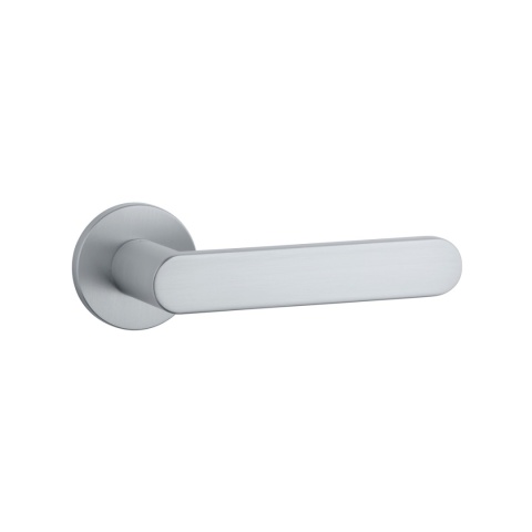 Klamka Aprile Alora R Slim 7mm SC chrom satynowy na rozecie okrągłej Enger
