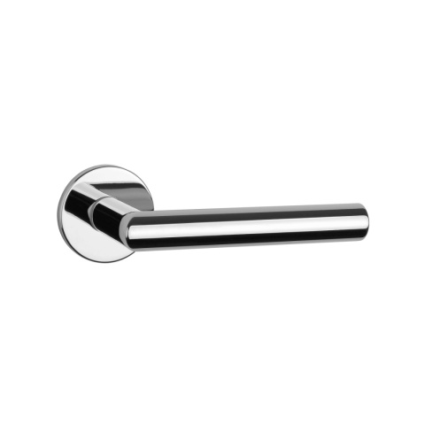 Klamka Aprile Arabis R Slim 7mm CP chrom polerowany na rozecie okrągłej Enger