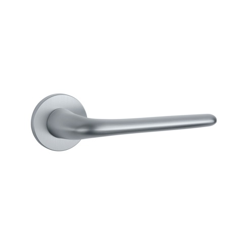 Klamka Aprile Azalia R Slim 7mm SC chrom satynowy na rozecie okrągłej Enger