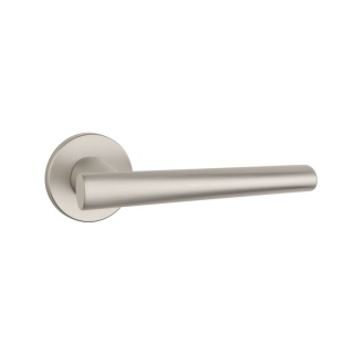 Klamka Aprile Euphorbia R Slim 7mm SNM nikiel na rozecie okrągłej Enger