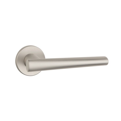 Klamka Aprile Euphorbia R Slim 7mm SNM nikiel na rozecie okrągłej Enger