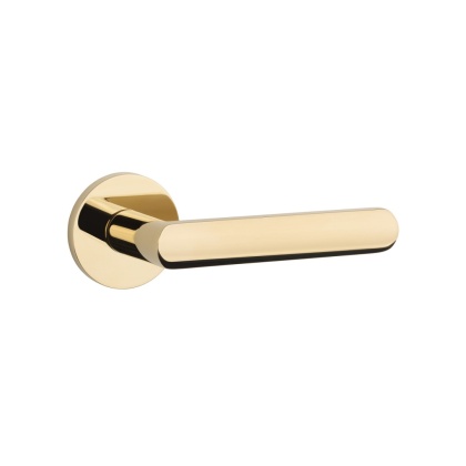 Klamka Aprile Fragola R Slim 7mm GOLD PVD złoty polerowany PVD na rozecie okrągłej Enger