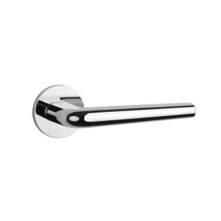 Klamka Aprile Funkia R Slim 7mm CP chrom polerowany na rozecie okrągłej Enger
