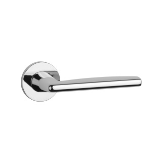 Klamka Aprile Luna R Slim 7mm CP chrom polerowany na rozecie okrągłej Enger
