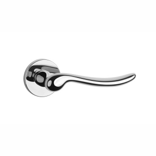 Klamka Aprile Nerina R Slim 7mm LC chrom polerowany na rozecie okrągłej Enger