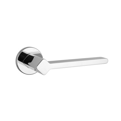 Klamka Aprile Ninfea R Slim 7mm LC chrom polerowany na rozecie okrągłej Enger