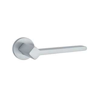 Klamka Aprile Ninfea R Slim 7mm SC chrom satynowy na rozecie okrągłej Enger