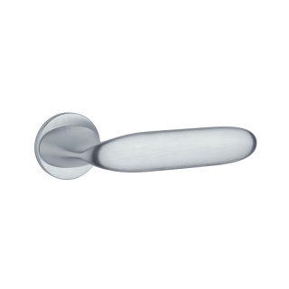Klamka Aprile Peonia R Slim 7mm SC chrom satynowy na rozecie okrągłej Enger