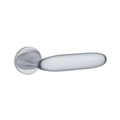 Klamka Aprile Peonia R Slim 7mm SC chrom satynowy na rozecie okrągłej Enger
