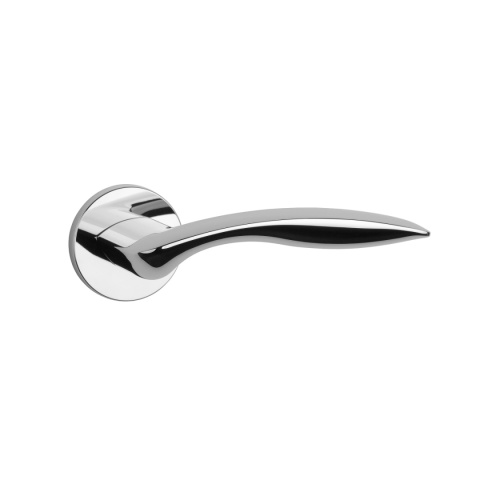 Klamka Aprile Robinia R Slim 7mm LC chrom polerowany na rozecie okrągłej Enger