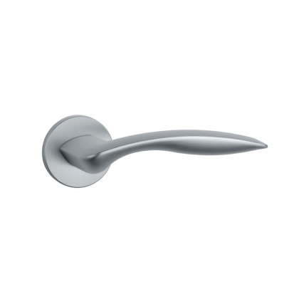 Klamka Aprile Robinia R Slim 7mm SC chrom satynowy na rozecie okrągłej Enger