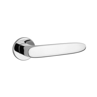 Klamka Aprile Robinia R Slim 7mm LC chrom polerowany na rozecie okrągłej Enger