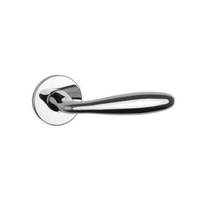 Klamka Aprile Verbena R Slim 7mm CP chrom polerowany na rozecie okrągłej Enger