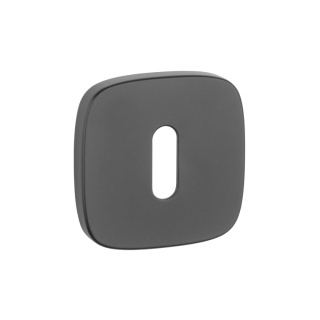 Rozeta kwadratowa Aprile QR Slim 7mm BK czarny matowy klucz