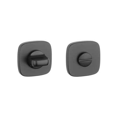 Rozeta kwadratowa Aprile QR Slim 7mm BK czarny matowy wc
