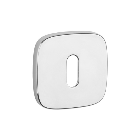 Rozeta kwadratowa Aprile QR Slim 7mm LC chrom polerowany klucz