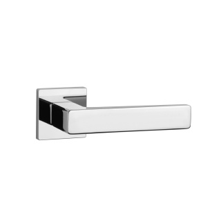 Klamka Aprile Erica Q Slim 7mm LC chrom polerowany na rozecie kwadratowej Enger