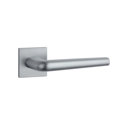 Klamka Aprile Funkia Q Slim 7mm MSC chrom satynowy na rozecie kwadratowej Enger