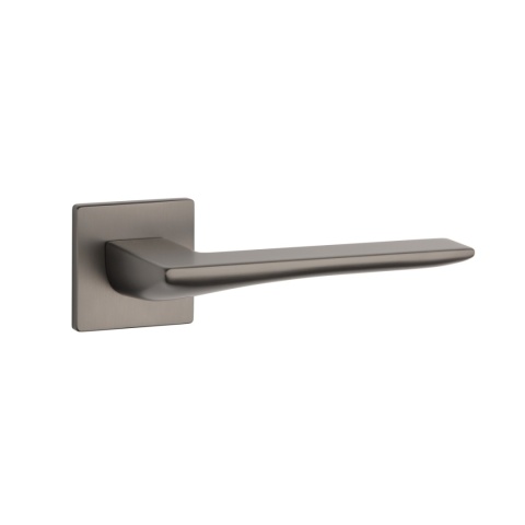 Klamka Aprile Iris Q Super Slim 5mm GYM grafit na rozecie kwadratowej Enger