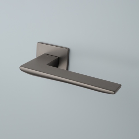 Klamka Aprile Iris Q Super Slim 5mm GYM grafit na rozecie kwadratowej Enger