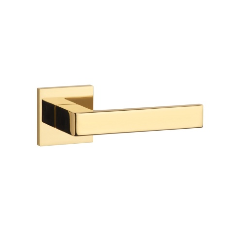 Klamka Aprile Sulla Q Slim 7mm GOLD PVD złoty polerowany PVD na rozecie kwadratowej Enger