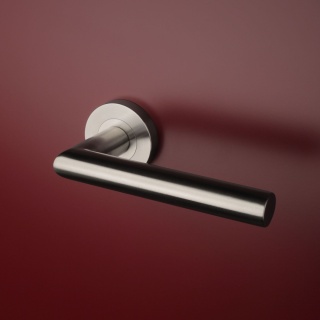 Klamka Sterk Oval 1740 Pro 8mm 16 stal nierdzewna na rozecie okrągłej Enger