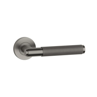 Klamka Sterk Oval 1741 Pro 8mm BS PVD bazaltowy PVD na rozecie okrągłej Enger