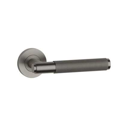 Klamka Sterk Oval 1741 Pro 8mm BS PVD bazaltowy PVD na rozecie okrągłej Enger