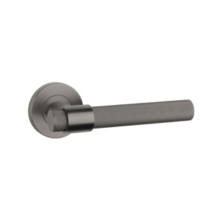Klamka Sterk Oval 1743 Pro 8mm BS PVD bazaltowy PVD na rozecie okrągłej Enger