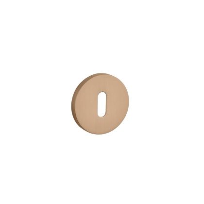 Rozeta okrągła Stile R Slim 7mm LIGHT BROWN jasny brązowy klucz
