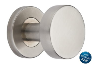 Gałka ruchoma Prawa GOX 500P INOX stal nierdzewna na rozecie okrągłej Infinity Line