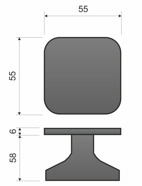 Gałka ruchoma fit Prawa GKZ M700 P chrom mat na rozecie kwadratowej Infinity Line Gałka ruchoma fit Prawa GKZ M700 P chrom mat na rozecie kwadratowej Infinity Line