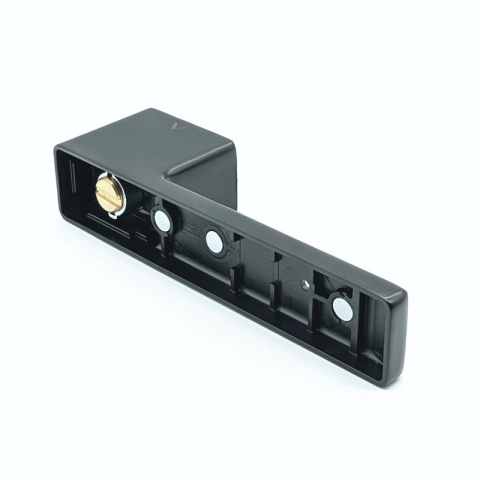 Klamka Imperia z zamknięciem fast2lock czarna na rozecie prostokątnej VDS Klamka Imperia z zamknięciem fast2lock czarna na rozecie prostokątnej VDS