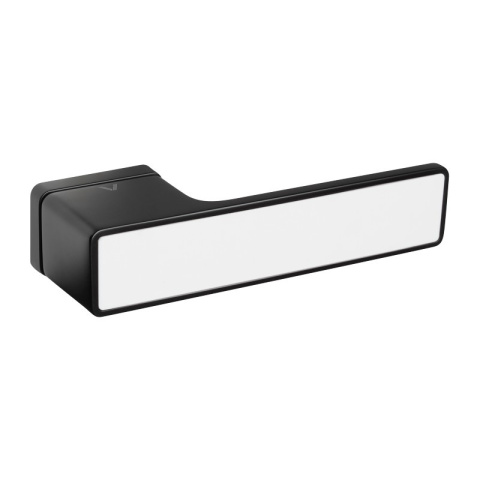 Klamka Cube Insert czarna na rozecie prostokątnej VDS Klamka Cube Insert czarna na rozecie prostokątnej VDS