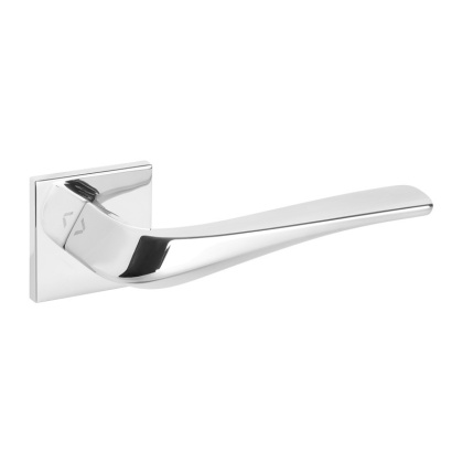 Klamka Heavy fit chrom na rozecie kwadratowej VDS
