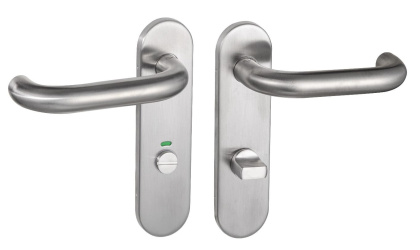 Klamka Ultra KUL 513 stal nierdzewna długi szyld 3/4 na wc rozstaw 72 mm Infinity Line