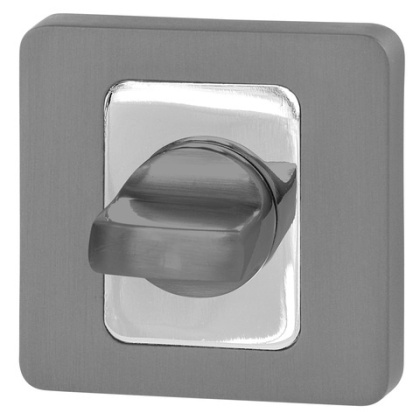 Rozeta kwadratowa R62 antracyt/chrom wc
