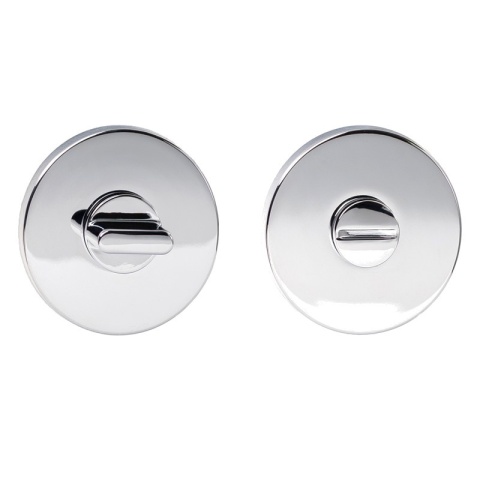 Rozeta okrągła R68F Slim chrom wc