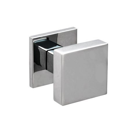 Gałka ruchoma Q fit Lewa chrom na rozecie kwadratowej VDS Gałka ruchoma Q fit Lewa chrom na rozecie kwadratowej VDS