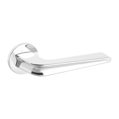 Klamka Radius fit chrom na rozecie okrągłej VDS
