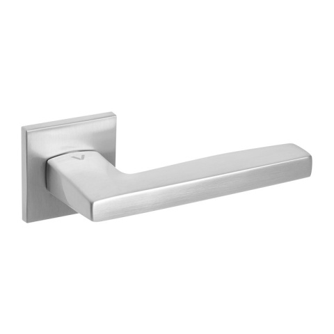 Klamka Metrik Q fit chrom-satyna na rozecie kwadratowej VDS Klamka Metrik Q fit chrom-satyna na rozecie kwadratowej VDS