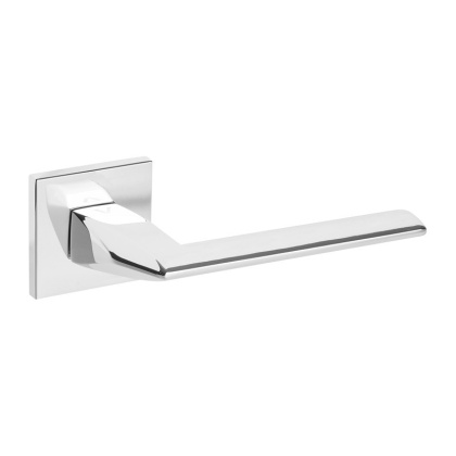 Klamka Ever fit chrom na rozecie kwadratowej VDS