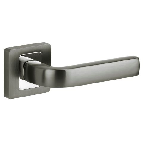 Klamka Entra antracyt/chrom na rozecie kwadratowej VDS Klamka Entra antracyt/chrom na rozecie kwadratowej VDS