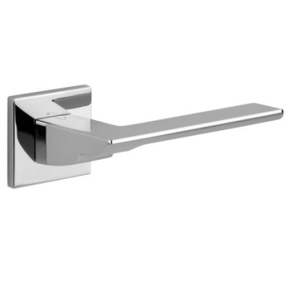 Klamka Tender fit chrom na rozecie kwadratowej VDS