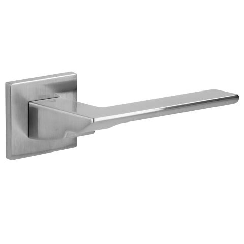 Klamka Tender fit chrom-satyna na rozecie kwadratowej VDS Klamka Tender fit chrom-satyna na rozecie kwadratowej VDS