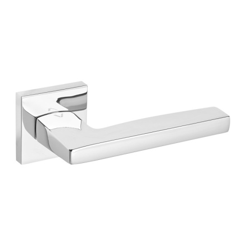 Klamka Metrik Q chrom na rozecie kwadratowej VDS