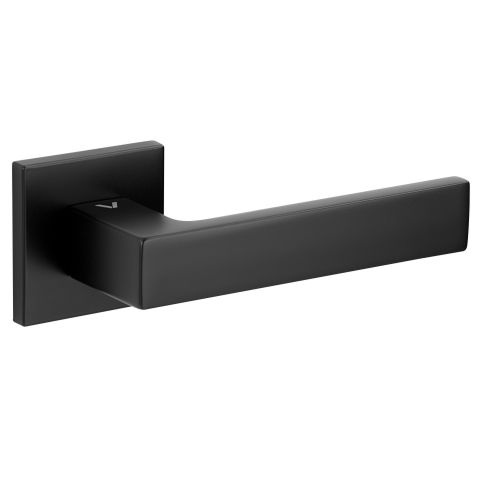 Klamka Warna fit czarna na rozecie kwadratowej VDS Klamka Warna fit czarna na rozecie kwadratowej VDS